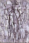 Piet Mondrian The conformation of trees oil painting artist